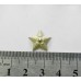 Звездочка на погоны младшего офицерского состава Красной Армии/НКВД/ВМФ; штамп, серебрение, диаметр 13 мм, образец 1949 года.